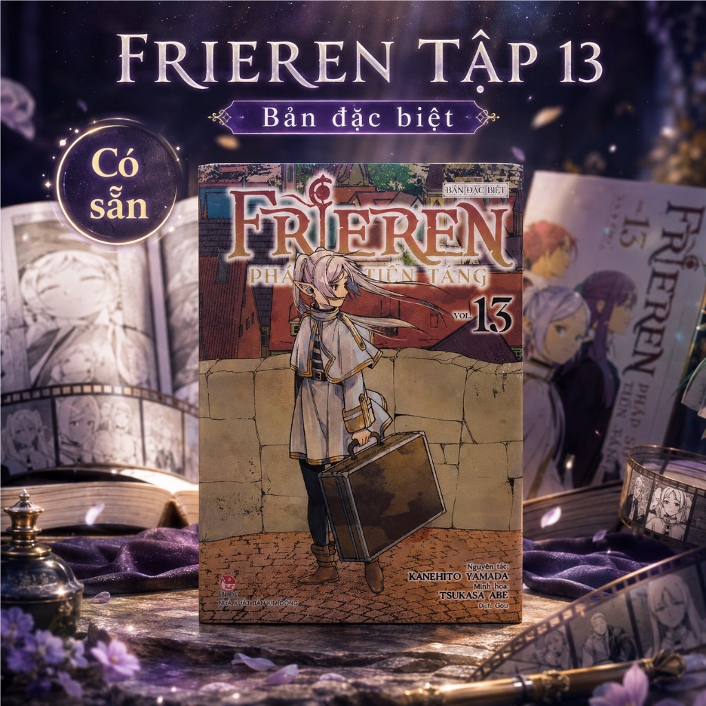 Sưu tầm - Manga Frieren Pháp Sư Tiễn Táng tập 13 bản đặc biệt Kanehito Yamada