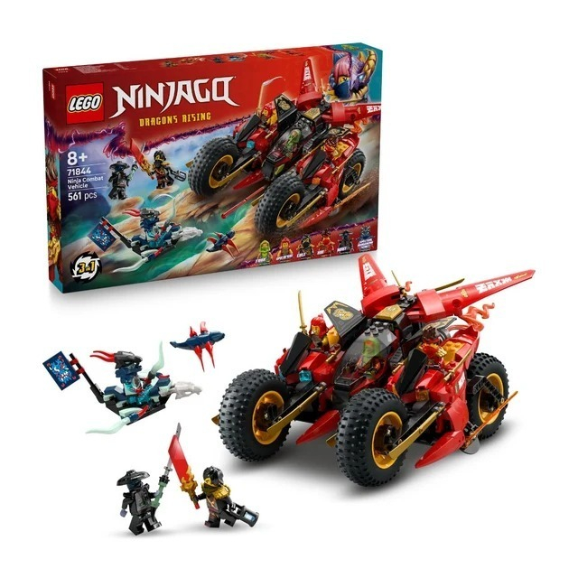 Bộ Mô Hình Xe Chiến Đấu Ninja Siêu Tốc LEGO NINJAGO #71844