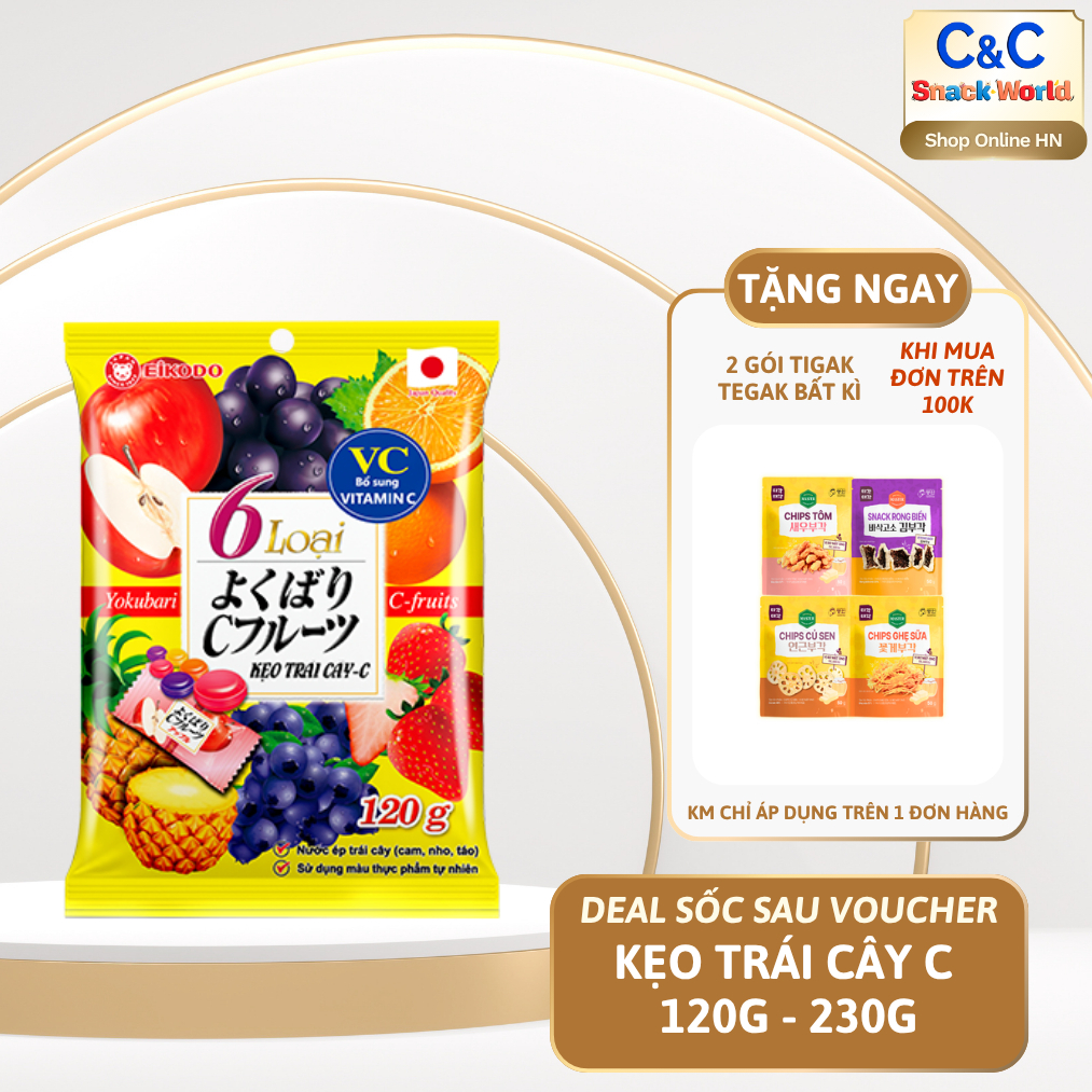 Kẹo trái cây C EIKODO 120gram - 230gram - EIKODO HN