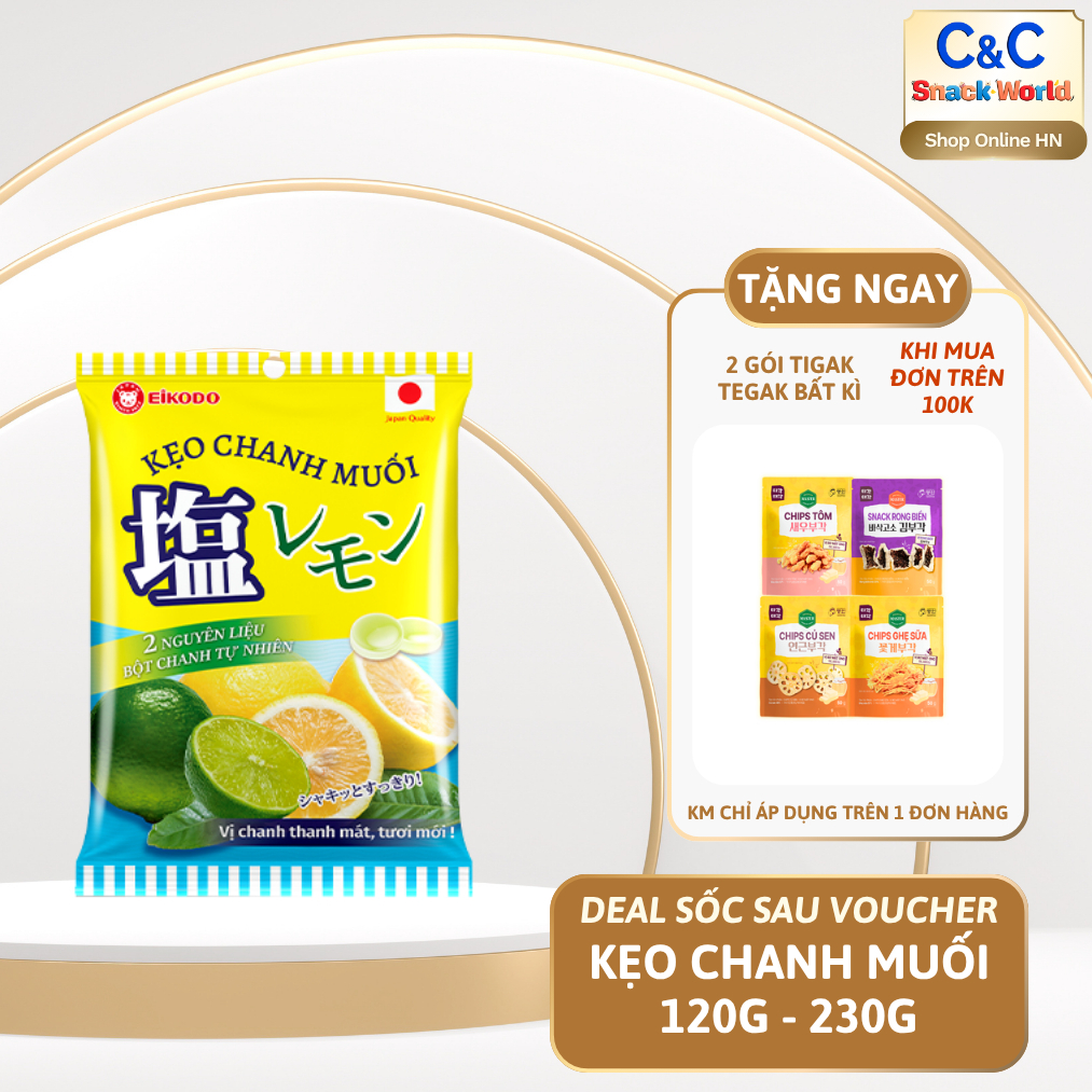 Kẹo Chanh Muối EIKODO 120gram - 230gram - EIKODO HN