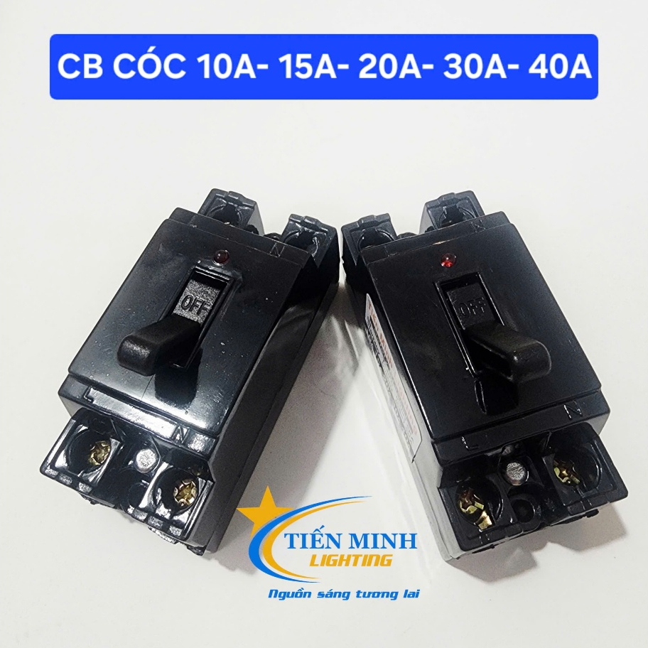 CB cóc (aptomat) 10A-15A-20A-30A-40A Tiến Minh dùng ngắt mạch bảo vệ an toàn…
