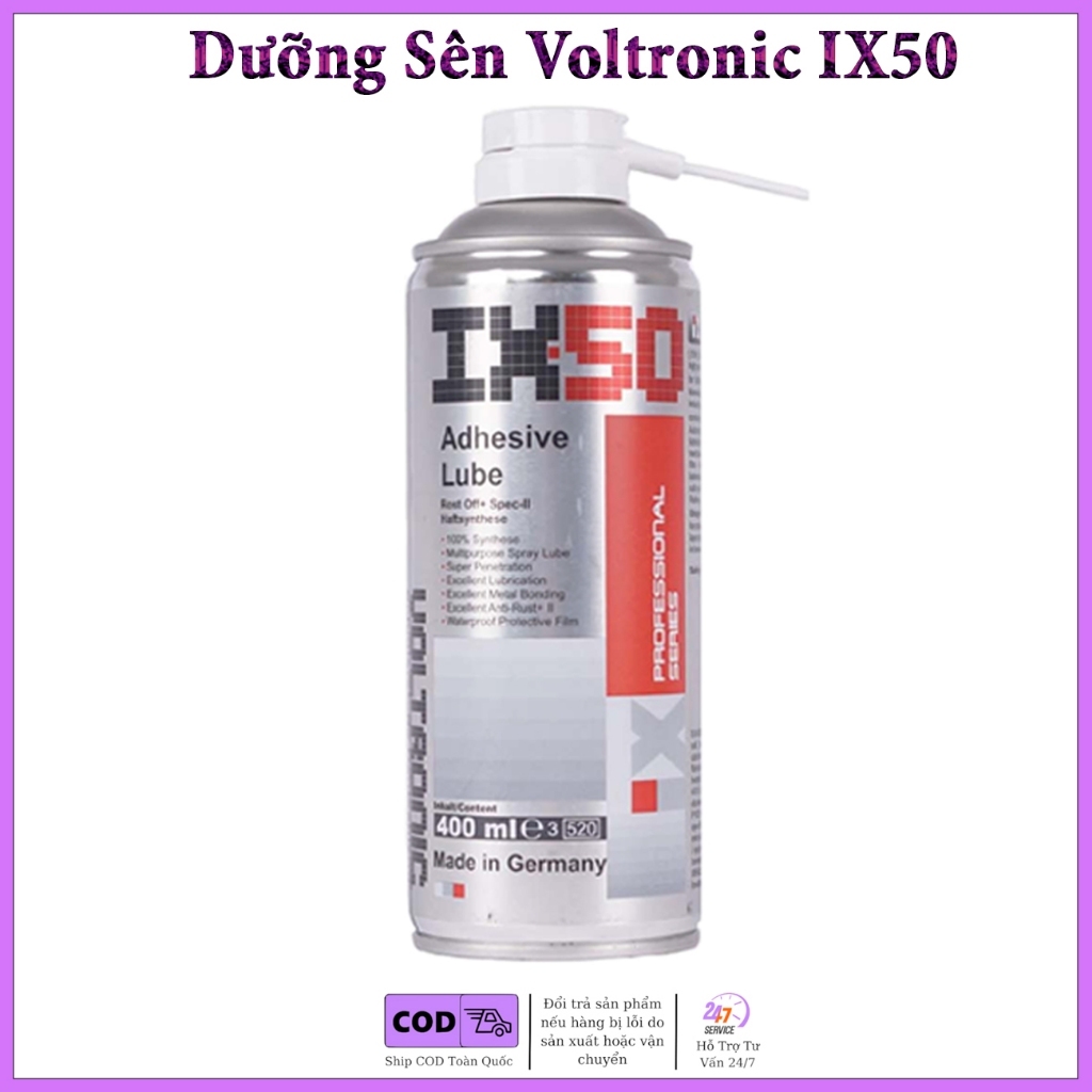Chai Xịt Dưỡng Sên Voltronic IX50 Dung Tích 400ML