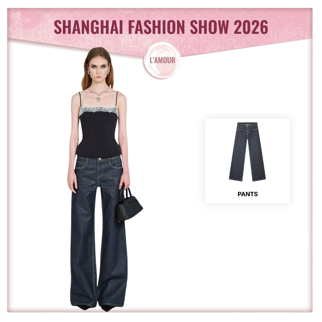 [DEAL MỞ BÁN] LSOUL - Nes Jean Quần Nữ Ống Suông Wash Xanh Đậm Dáng Suông Thời Trang J26060833