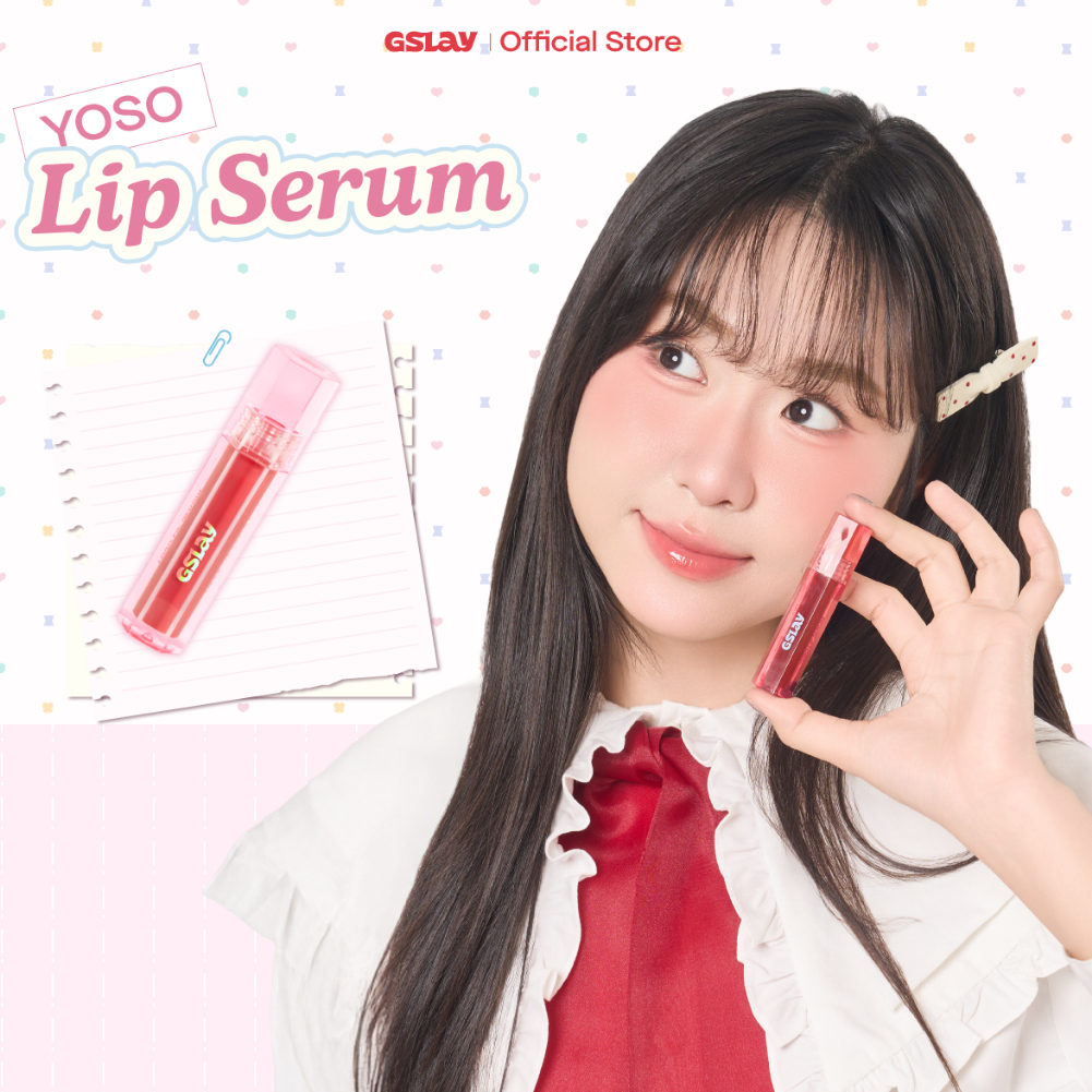 Son Dưỡng Bóng Có Màu Thuần Chay GSLAY YOSO Lip Serum dưỡng ẩm, tái tạo môi 1ml