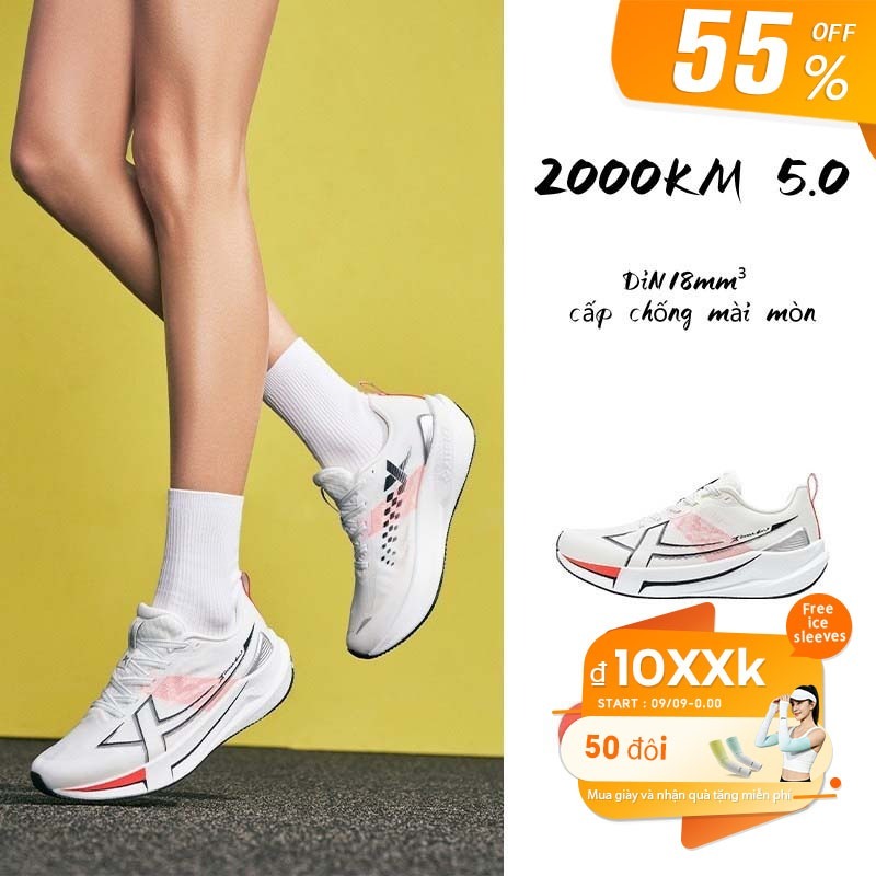 [20KM+]XTEP 2000KM 5.0 sneakers Giày chạy bộ nữ mùa hè XTEP, nhẹ, thoáng khí, giảm xóc, đàn hồi, chố