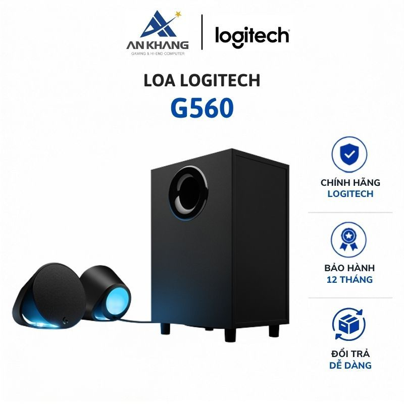 Loa Logitech G560 LIGHTSYNC RGB | Gaming 2.1 | DTS:X Ultra | 240W Peak Chính Hãng BH 12 Tháng
