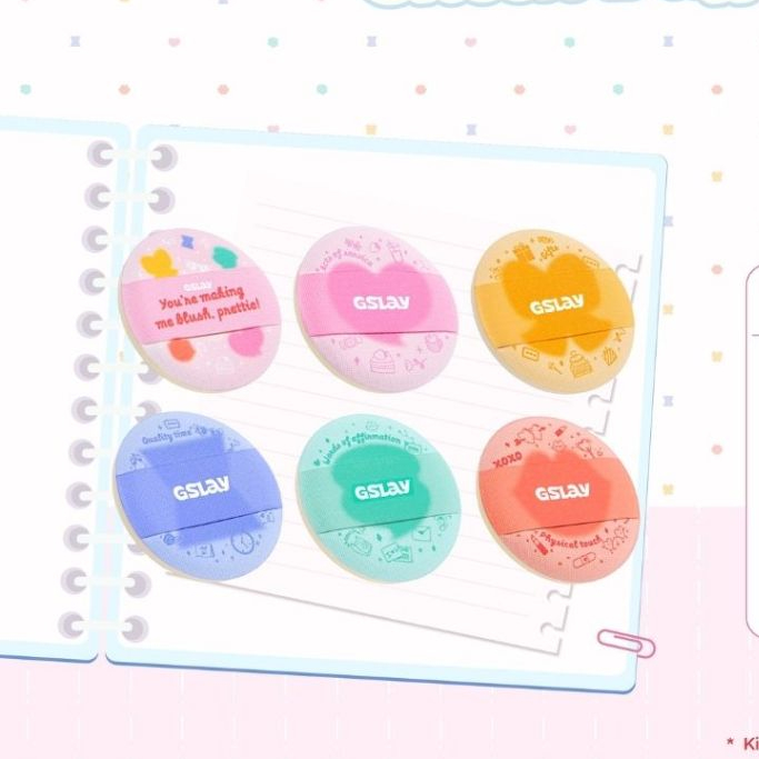 Mút Trang Điểm Mini Đánh Má Hồng Tiện Lợi - GSLAY Cheeky Puff (Ngẫu nhiên)
