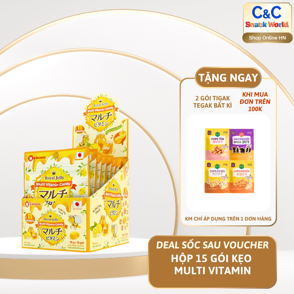 Kẹo ngậm Multi EIKODO 15g*12gói/hộp - EIKODO HN