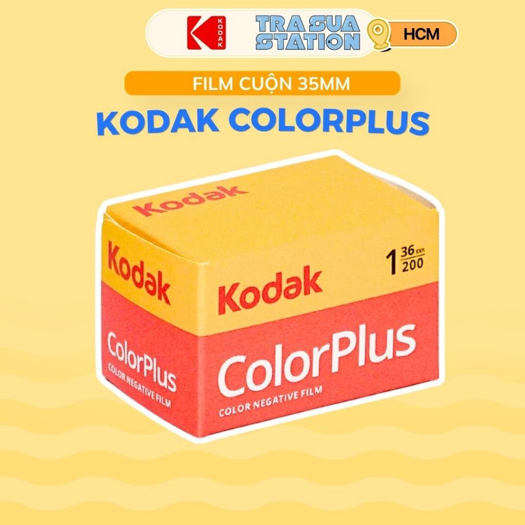 KODAK ColorPlus 200 - 36exp date xa - Film 35mm hộp lẻ 1 cuộn Film