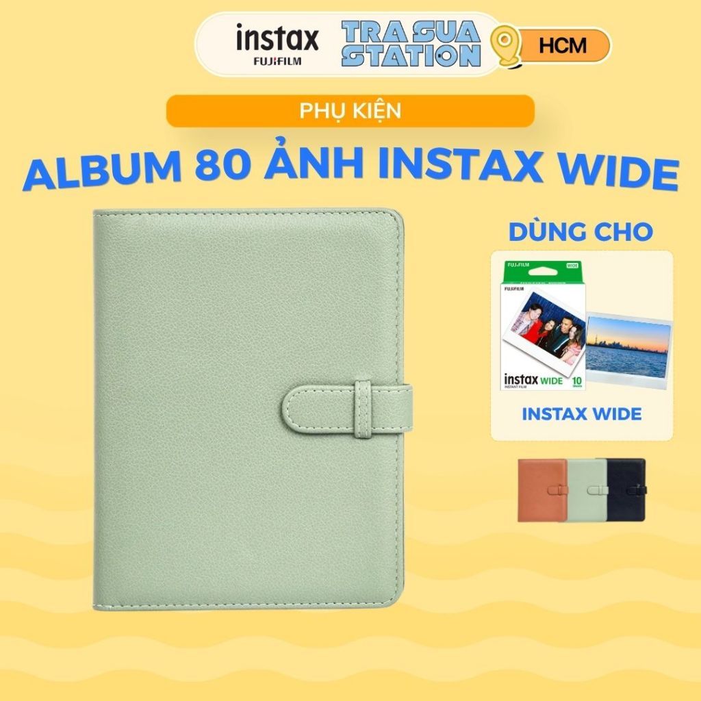 Album Instax Wide (80 ảnh) -Album đựng ảnh dành cho cỡ film của máy chụp lấy liền instax WIDE
