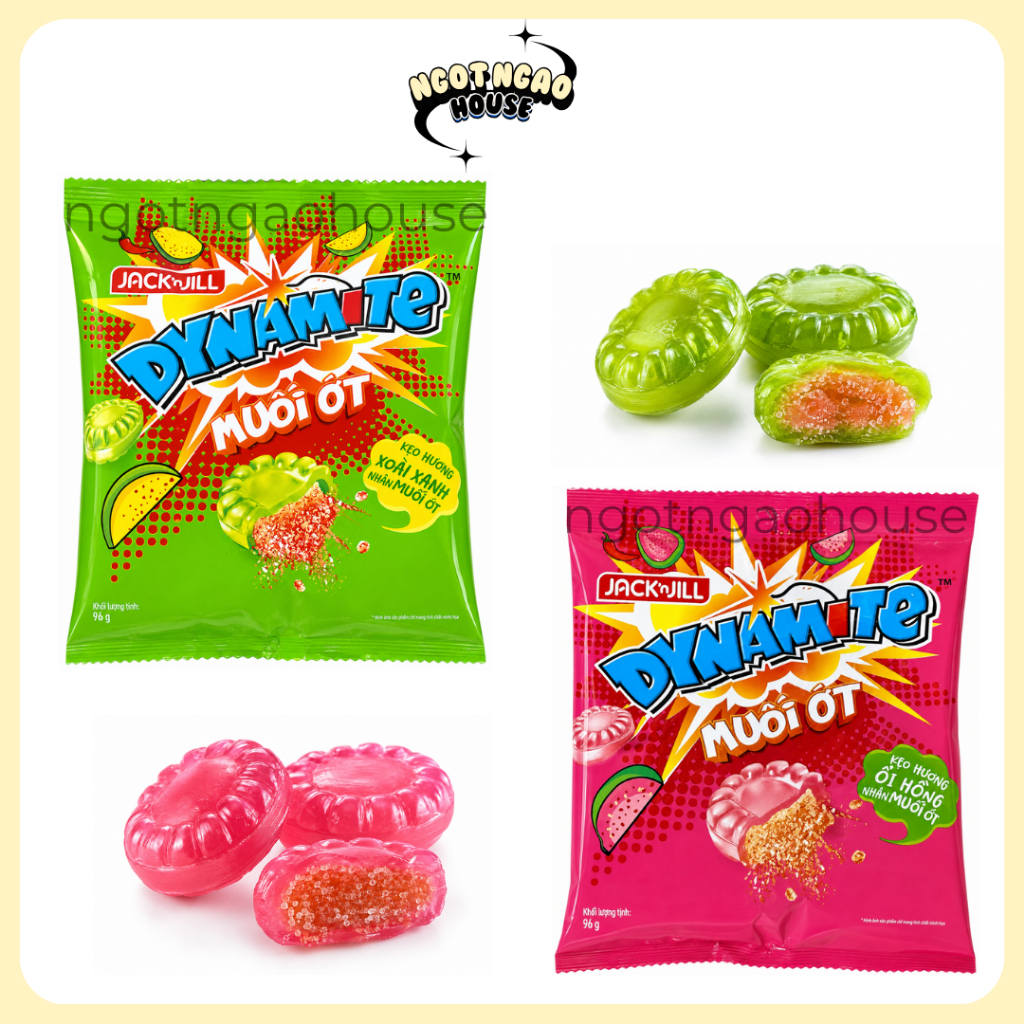 Kẹo Dynamite Nhân Muối Ớt (Gói 96g)