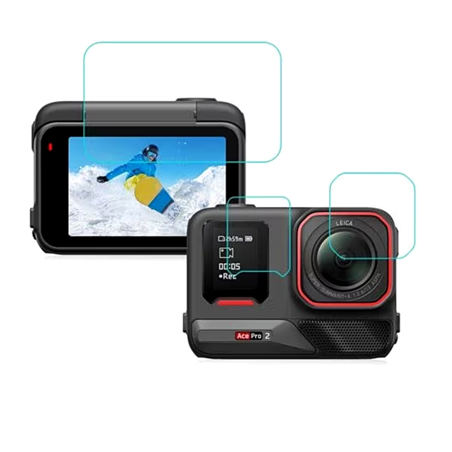 Miếng Dán Cường Lực Màn Hình Và Lens Cho Insta360 Ace / Ace Pro / Ace Pro 2