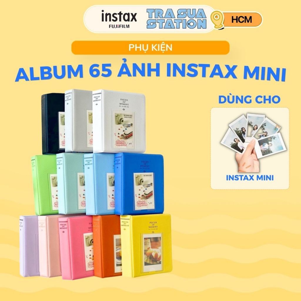 Album Instax Mini (65 ảnh) - Album đựng ảnh dành cho cỡ film của máy chụp lấy liền instax mini
