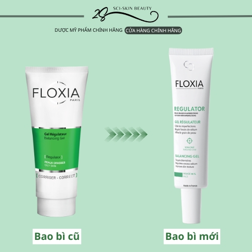 [CTY] Gel dưỡng FLOXIA BALANCING GEL 40ml làm dịu và ngăn ngừa mụn