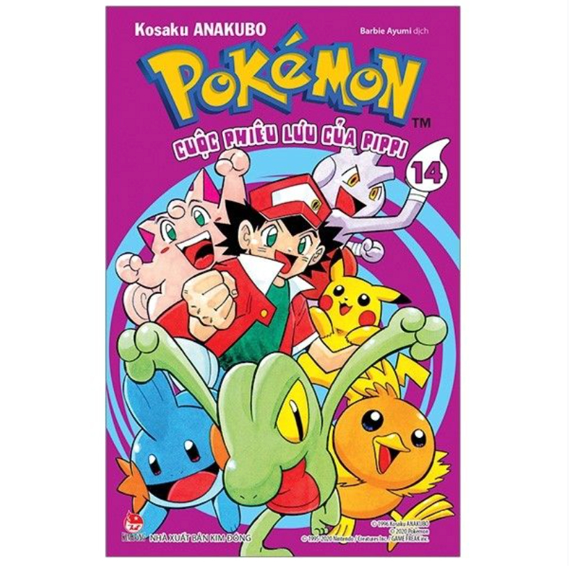 Truyện Tranh - Pokemon Cuộc Phiêu Lưu Của Pippi Trọn Bộ 14 Tập - NXB Kim Đồng