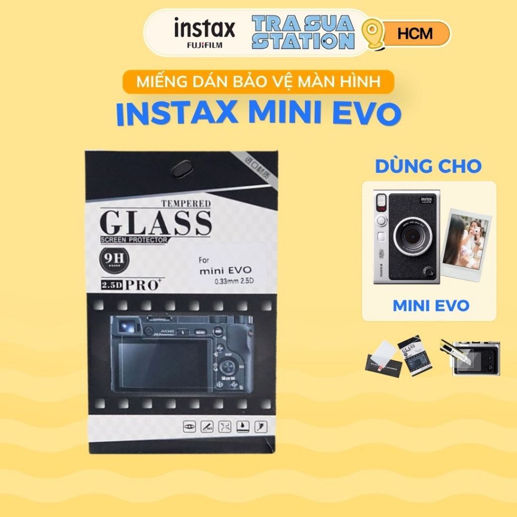 Miếng Dán Cường Lực Màn Hình Cho Instax Mini EVO/ Instax Mini Liplay