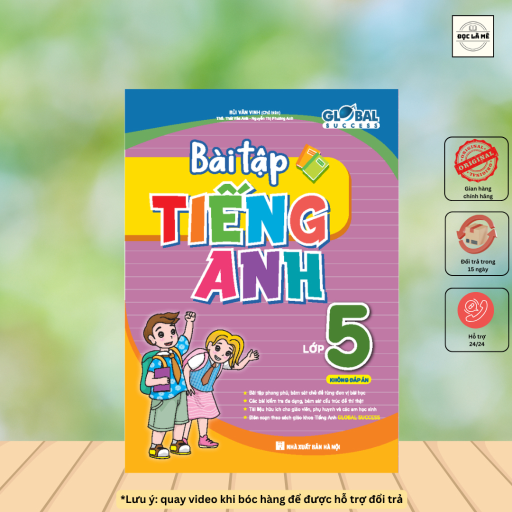 Sách - GLOBAL SUCCESS - Bài tập tiếng anh lớp 5 (không đáp án)