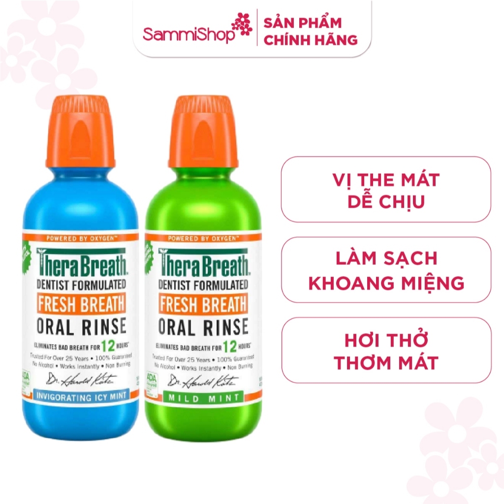 Therabreath Nước súc miệng Fresh Breath 473ml