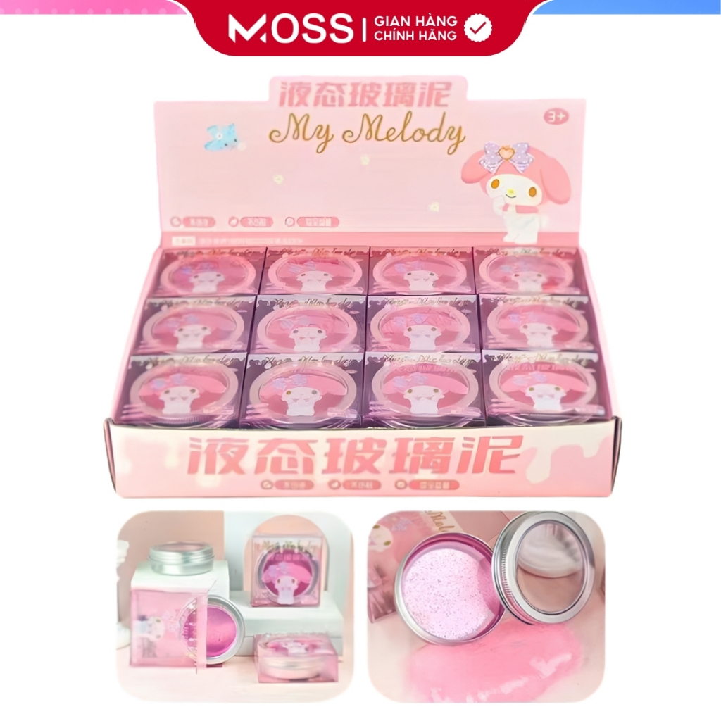 [Chính Hãng] Squishy MOSS - Đồ Chơi Slime Sanrio - My Melody Nhựa Dẻo 6970975032150