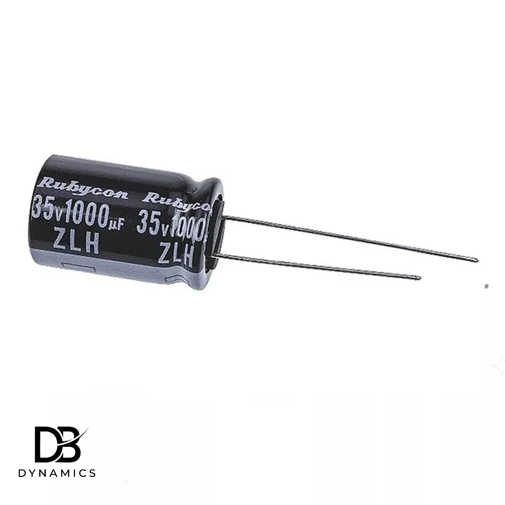 Tụ điện Rubycon 35V 1000uF ZLH Low ESR dùng cho drone