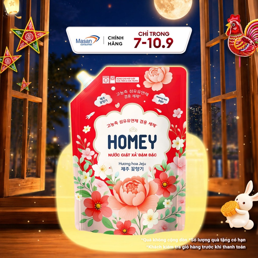 [LS] Nước giặt xả Homey đậm đặc túi x 3.4kg