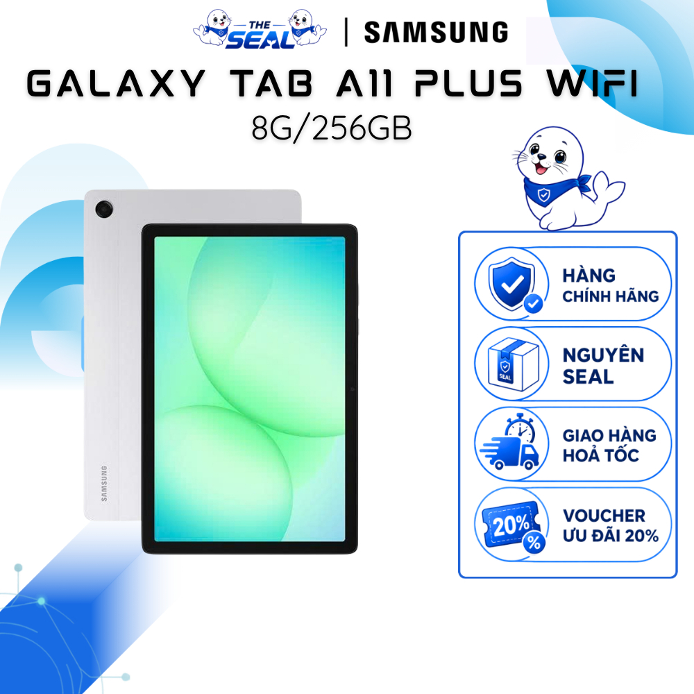 Máy tính bảng Samsung Galaxy Tab A11 PLUS - Wifi 6GB/128GB và 8GB/256GB - Hàng chính hãng