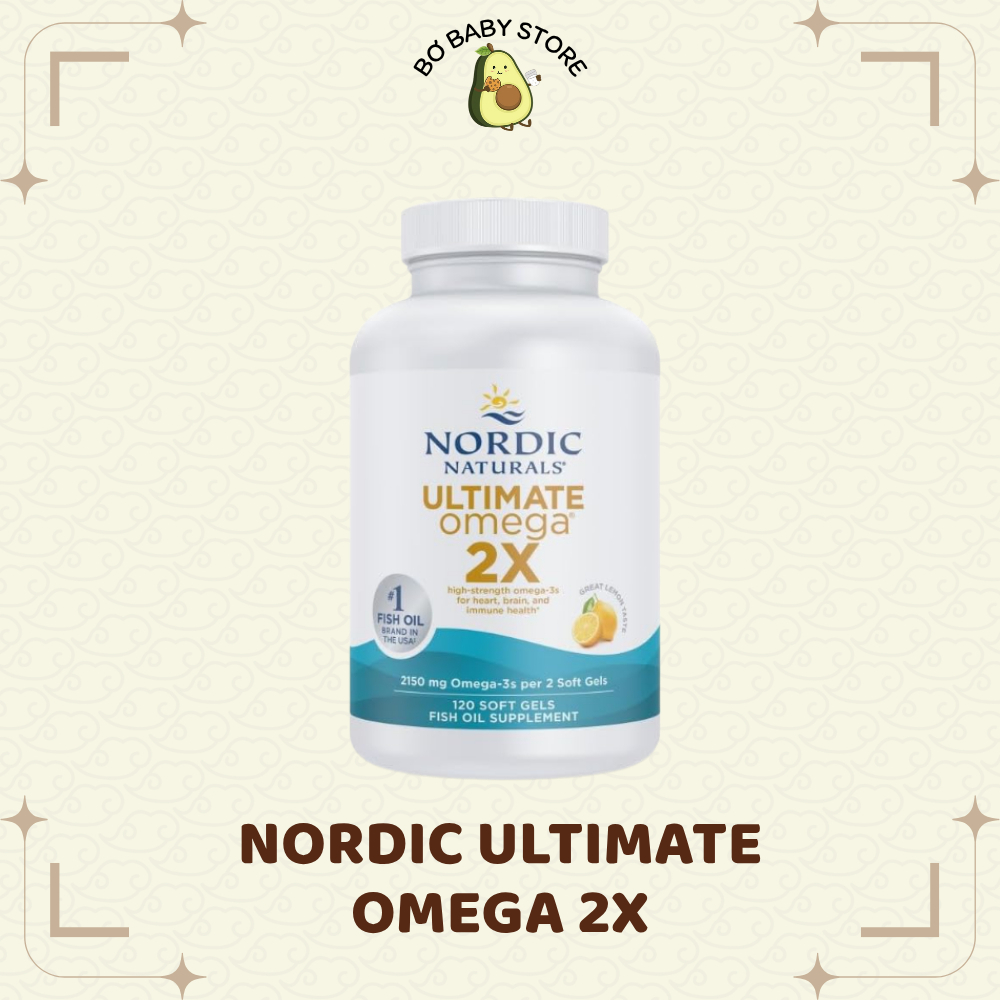 Viên Uống Dầu Cá Nordic Naturals Ultimate Omega  2X (BILL US)