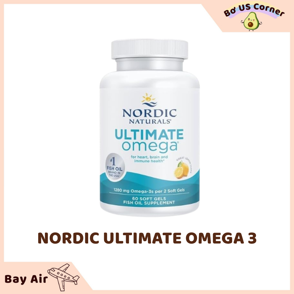 Viên Uống Dầu Cá Nordic Naturals Ultimate Omega-3 (BILL US)