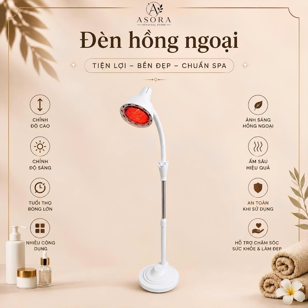 Đèn Hồng Ngoại 275W Chiếu Sáng Dùng Để Sưởi Ấm, Trị Liệu Xương Khớp, Giảm Béo