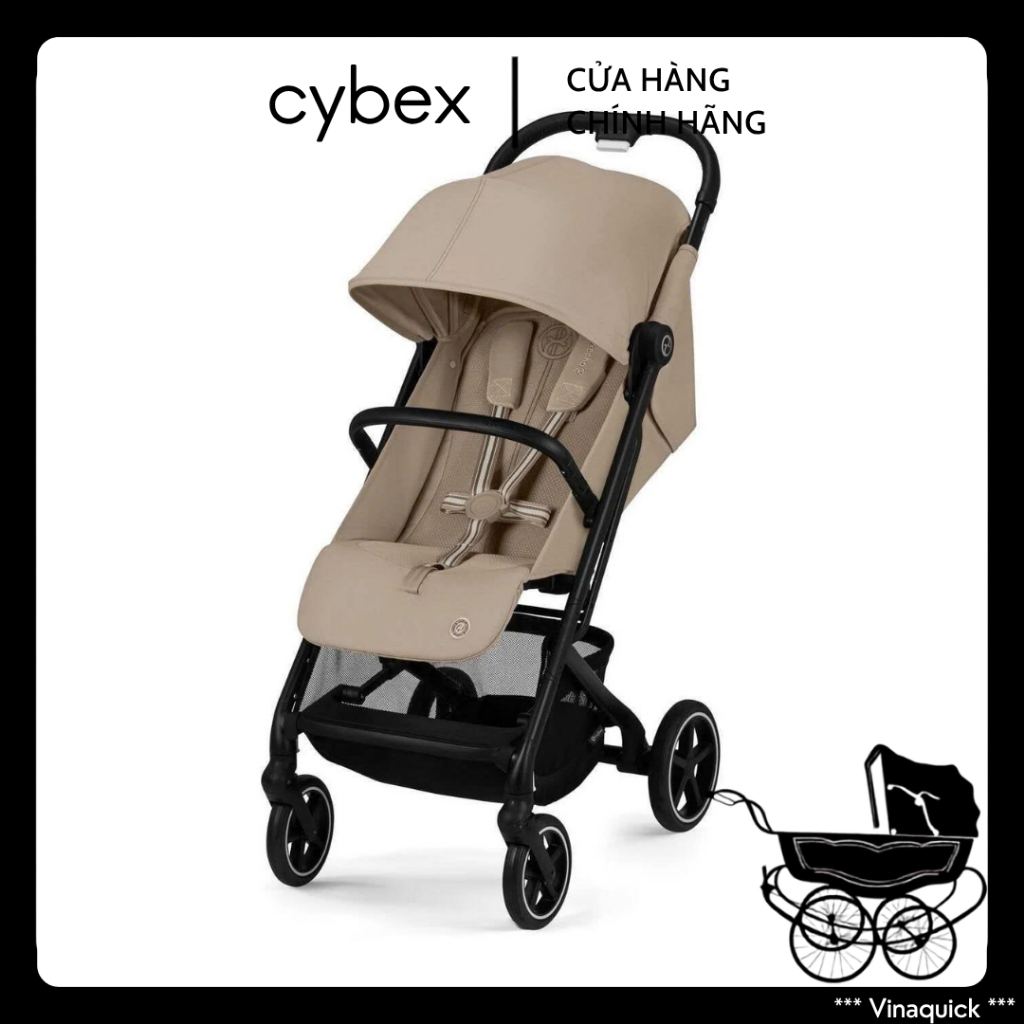 Xe Đẩy Gấp Gọn Cybex Beezy - Màu Almond Beige