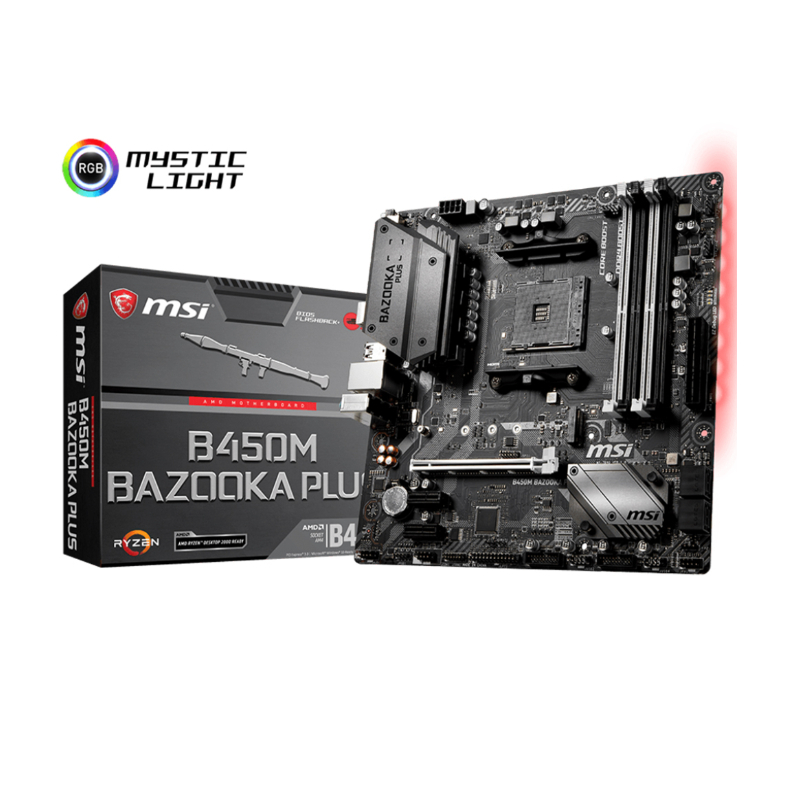 [Hàng Đã Qua Sử Dụng] Mainboard MSI B450M BAZOOKA PLUS