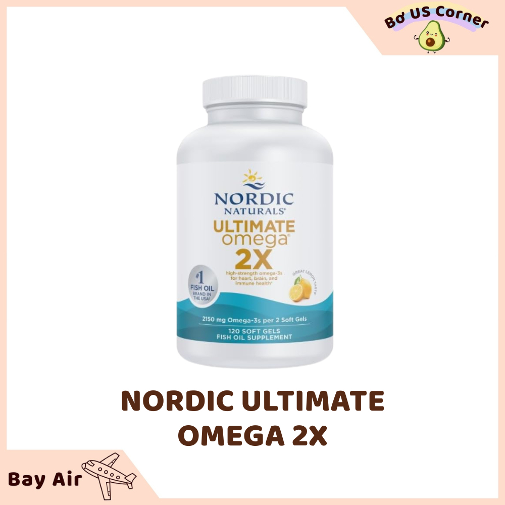 Viên Uống Dầu Cá Nordic Naturals Ultimate Omega  2X (BILL US)