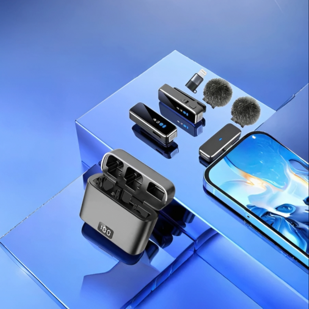 Mic Thu Âm Lọc Tiếng Ồn, Micro Ghi Âm Không Dây Cho Điện Thoại M31