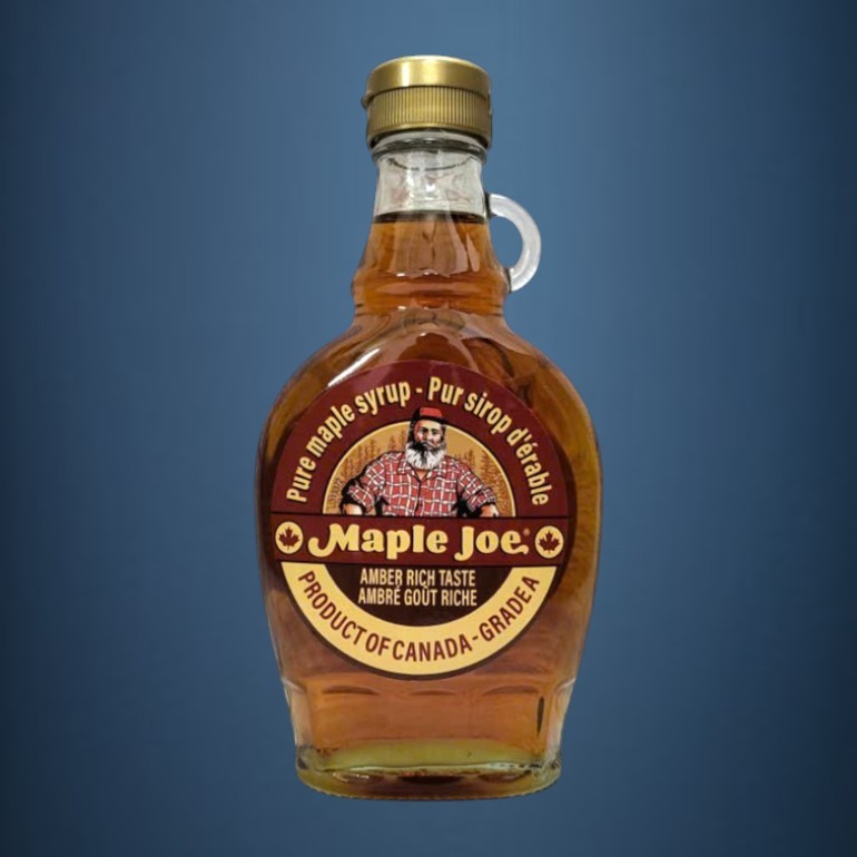 MAPLE JOE - Chai 250g - SY RÔ CÂY PHONG NGUYÊN CHẤT CANADA Pure Maple Syrup Amber Rich Taste
