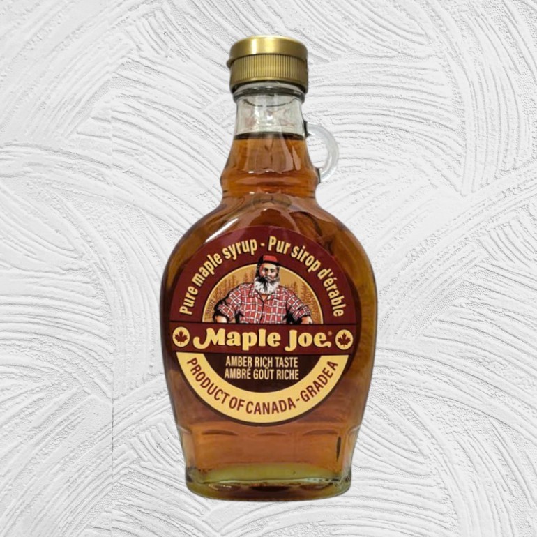 MAPLE JOE < Chai 250g > SY RÔ CÂY PHONG NGUYÊN CHẤT CANADA Pure Maple Syrup Amber Rich Taste
