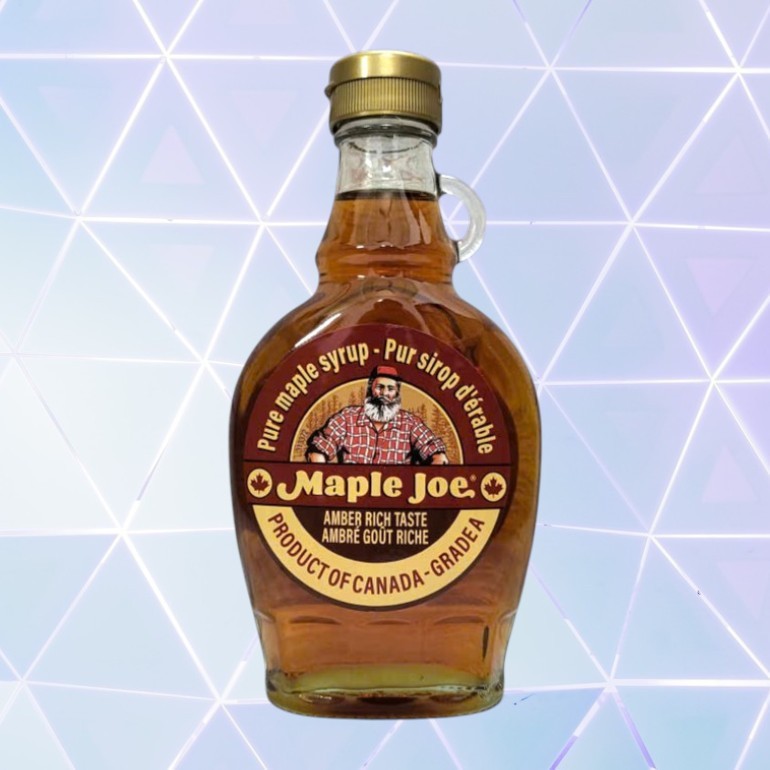 MAPLE JOE (Chai 250g) SY RÔ CÂY PHONG NGUYÊN CHẤT CANADA Pure Maple Syrup Amber Rich Taste