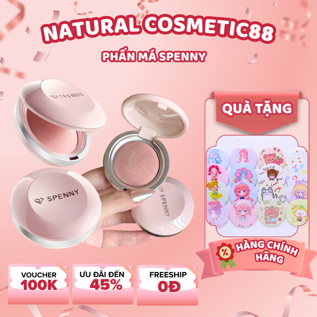 🌸 PHẤN MÁ HỒNG SPENNY 8G – MÁ HỒNG TỰ NHIÊN, DA RẠNG RỠ 🌸