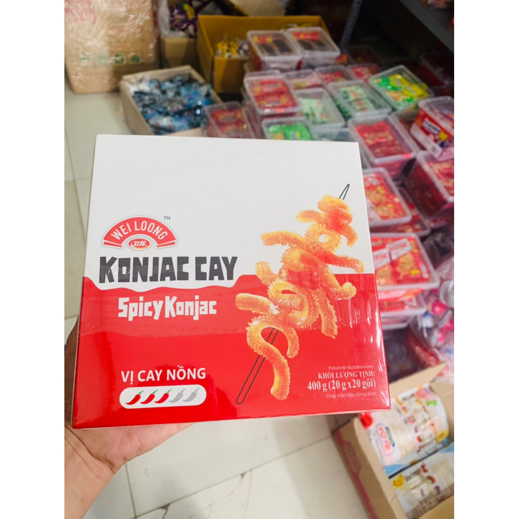 [Siêu Hót-Siêu Ngon] Sỉ Snack Midas Konjac Tê Cay- Râu mực, mực cay