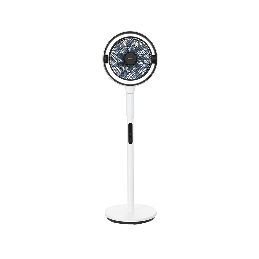 Quạt tuần hoàn Toshiba trước 7 cánh - sau 9 cánh F-DSC80XVN(W) 25W hàng trưng bày