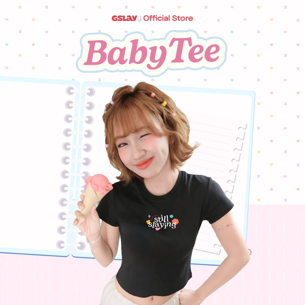 Áo thun ôm body GSLAY SORBET Baby Tee chất thun co giãn thoáng mát