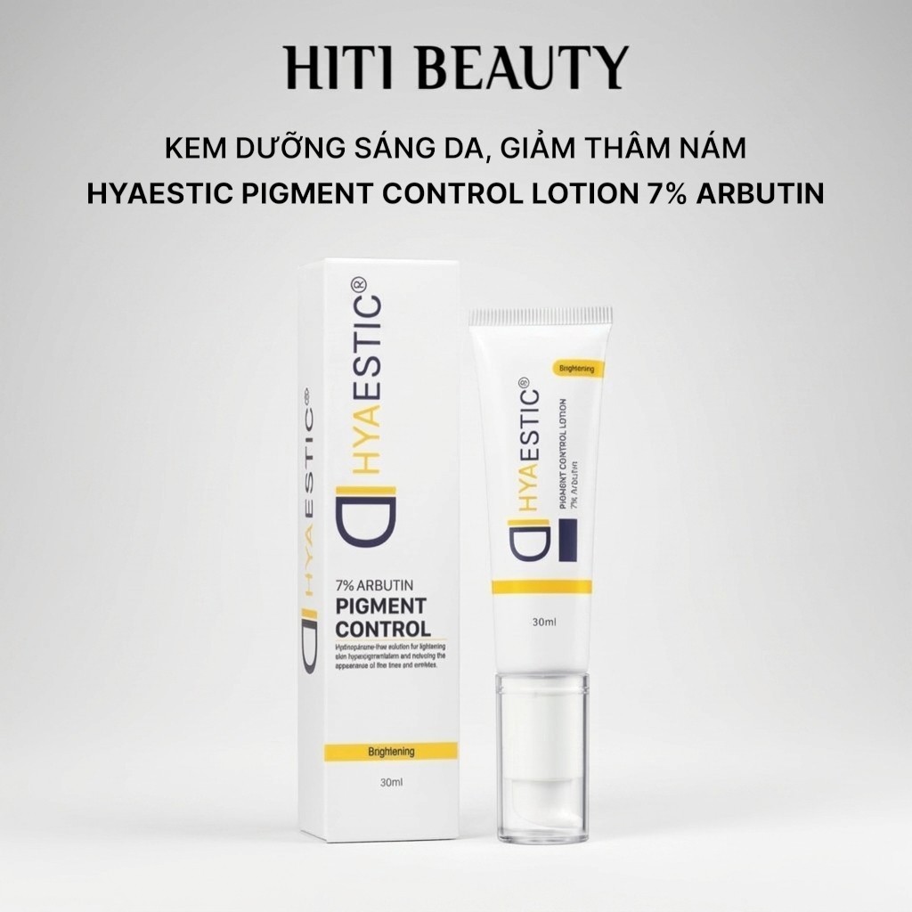 Kem Dưỡng Hyaestic Pigment Control Lotion 7% Arbutin - Làm Sáng Da & Giảm Thâm Nám