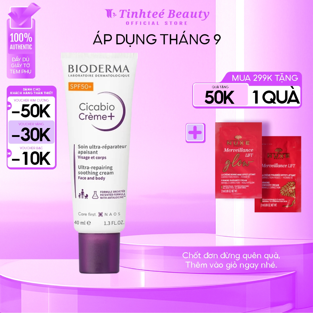 Kem phục hồi da tổn thương Bioderma Cicabio Goodndoc Hydra B5 Serum 30ml/40ml