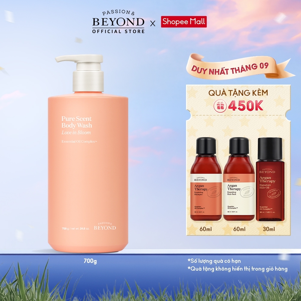 [Beyond Official] Sữa tắm thuần chay dưỡng ẩm chuyên sâu Beyond Pure Scent Body Wash 700g