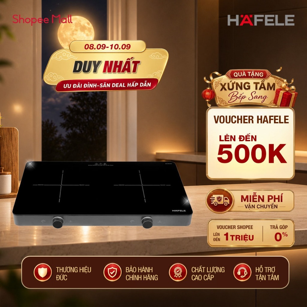 [New] Bếp từ đôi Hafele HS-I5521FG 536.66.850
