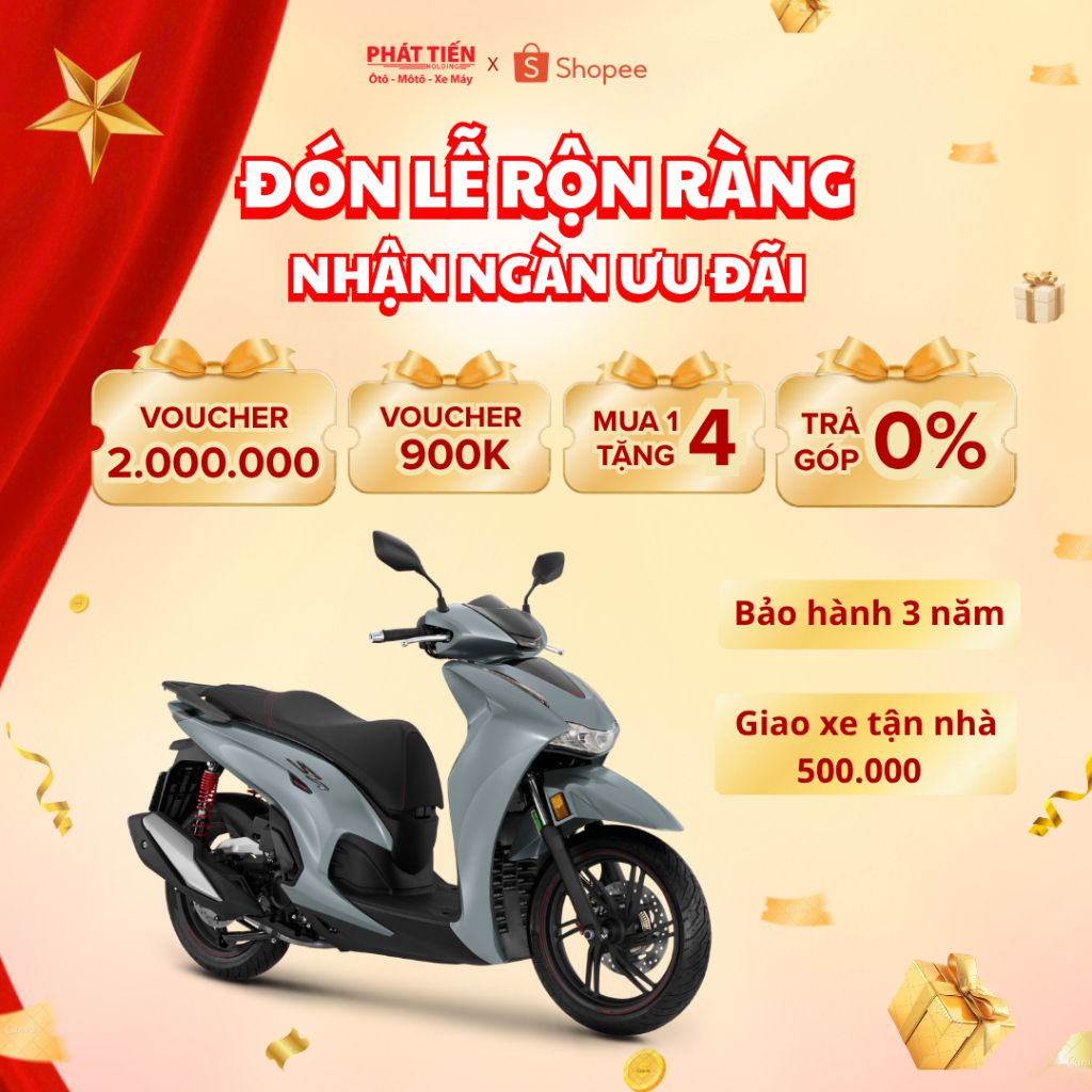Xe Máy Honda SH350i 2025 Phiên Bản Thể Thao