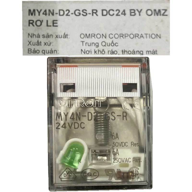 Rơ le trung gian Omron MY2N-D2-GS MY4N-D2-GS-R