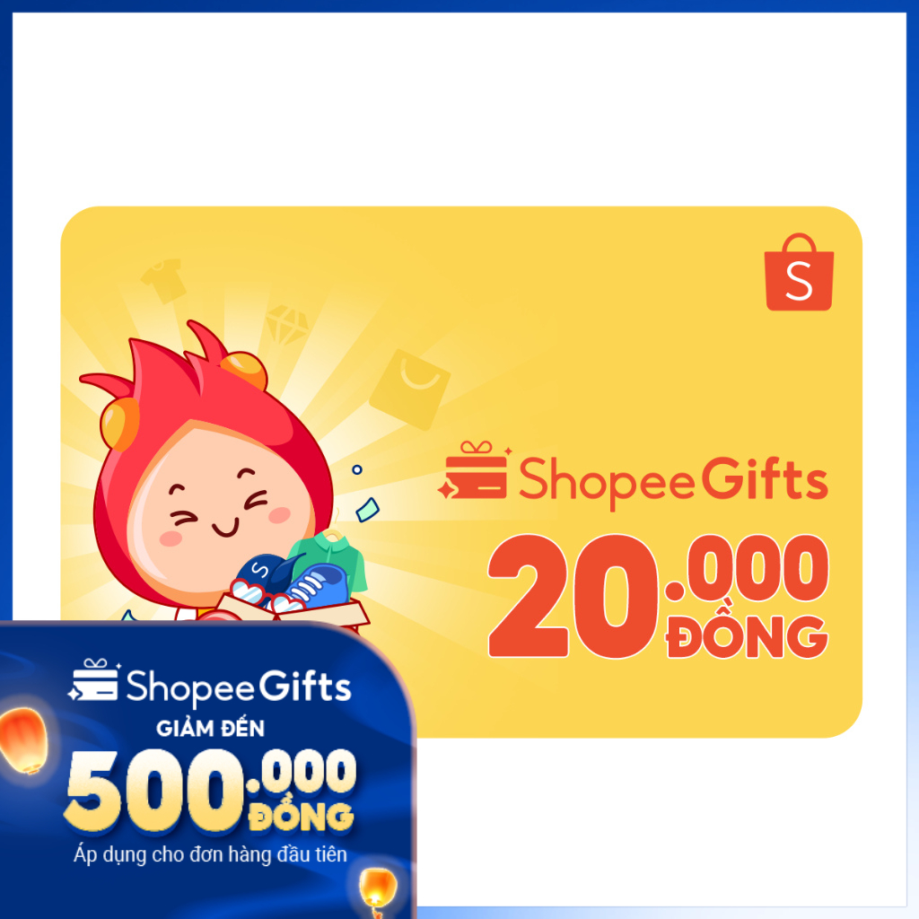 Thẻ quà tặng E-Voucher ShopeeGifts mệnh giá 20.000VND