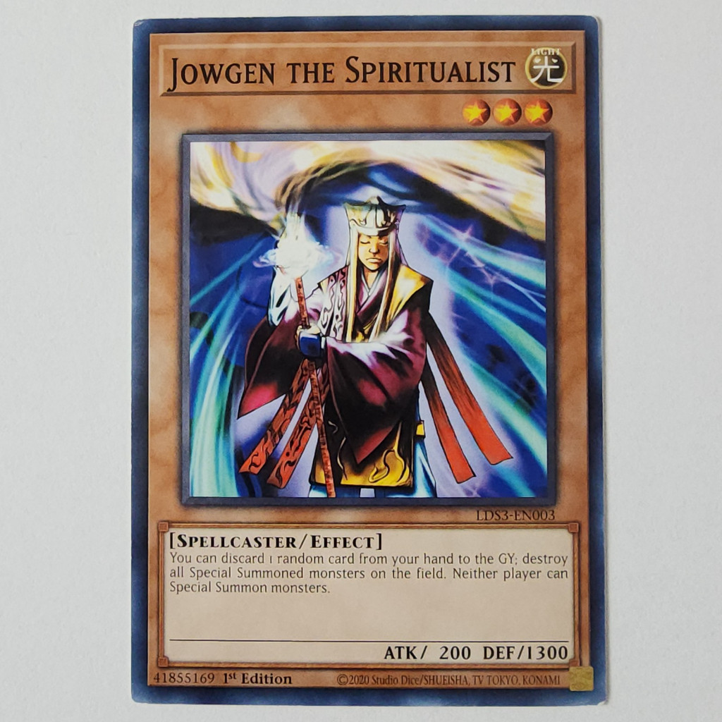 Lá bài thẻ Yugioh Jowgen the Spiritualist mons