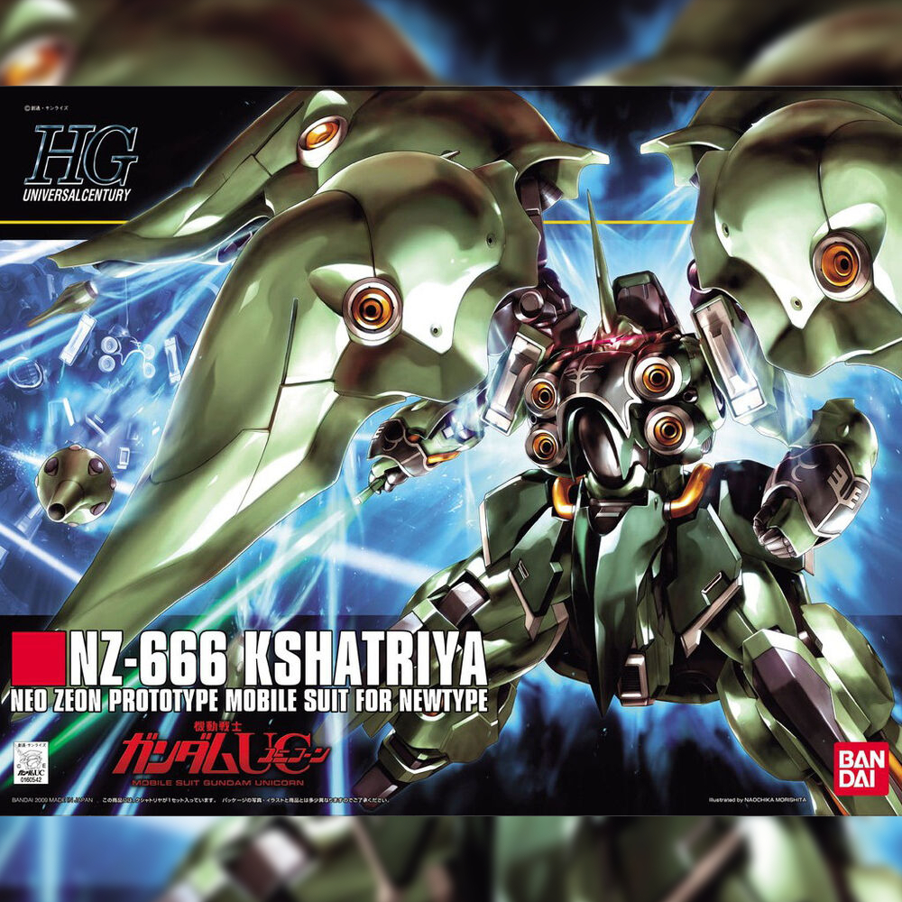BANDAI GUNDAM HGUC 1/144 NZ-666 Kshatriya chính hãng