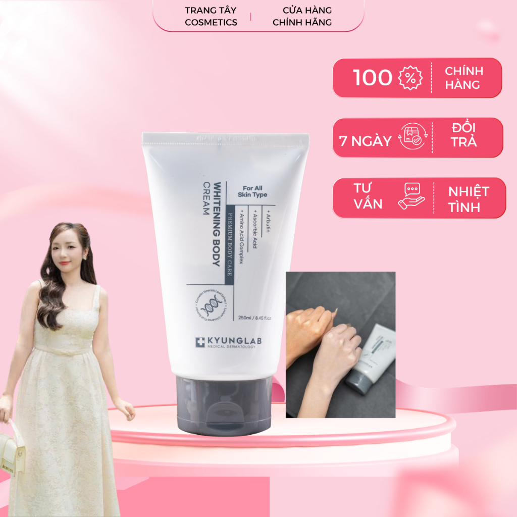 Kem Dưỡng Nâng Tone Body KyungLab Whitening Body Cream 250ml